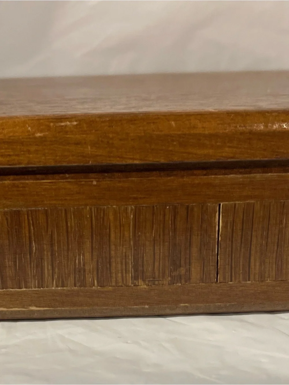 Wooden Jewelry Organizer Box Lift Lid with Mirror